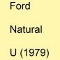 Preview: Ford, Natural, U (1979).